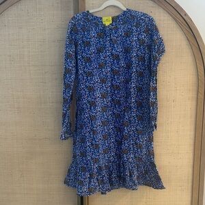 Roberta Roller Rabbit Blue Floral Kids Dress